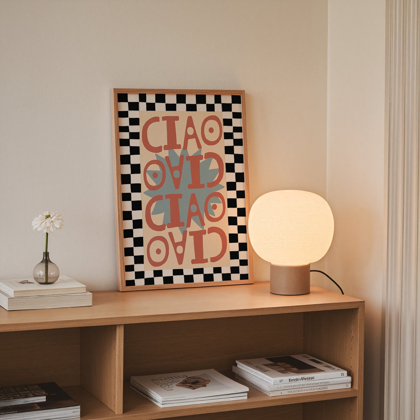 Ciao | Retro Print | UNFRAMED