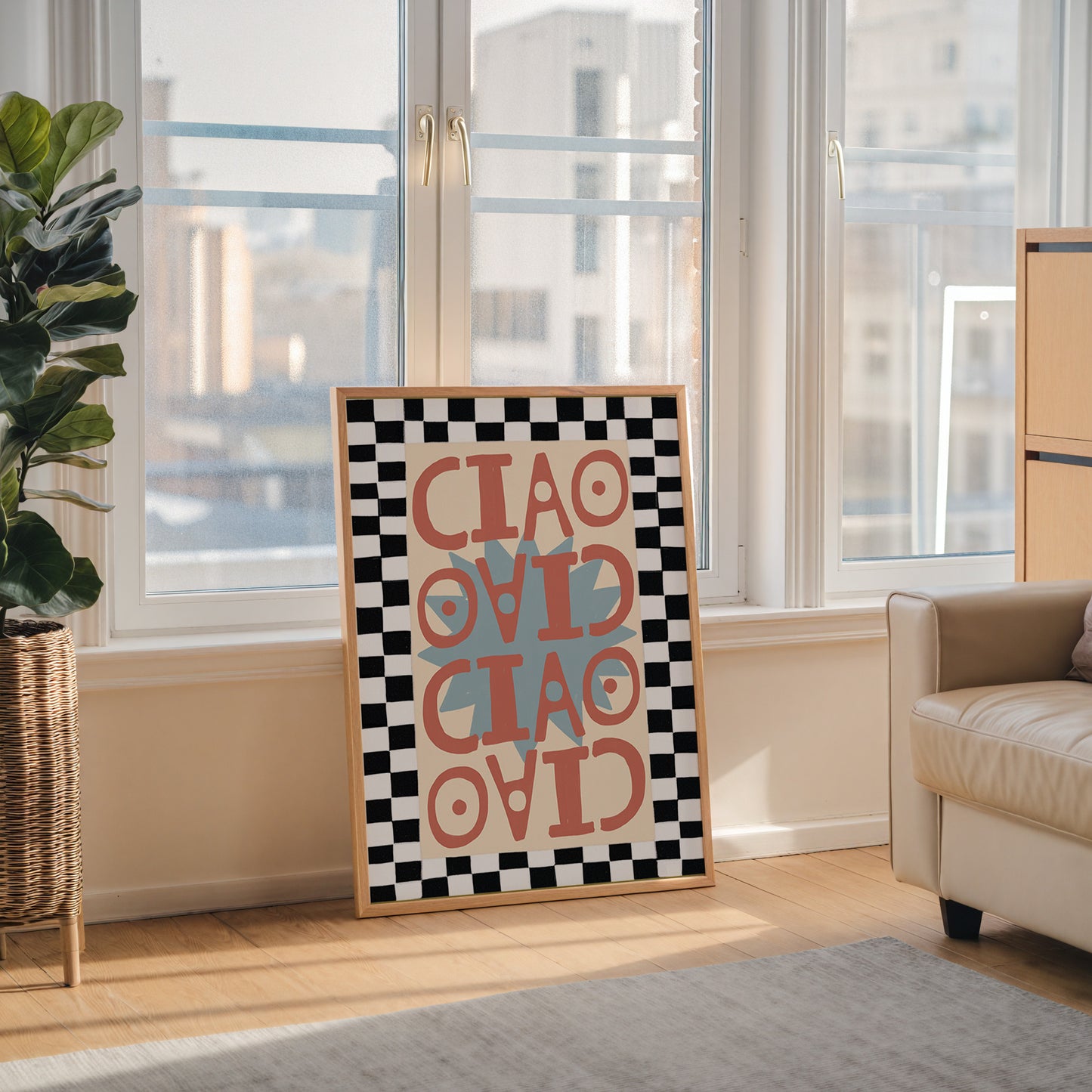 Ciao | Retro Print | UNFRAMED