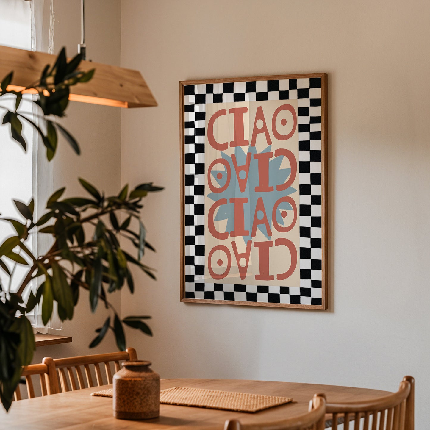 Ciao | Retro Print | UNFRAMED