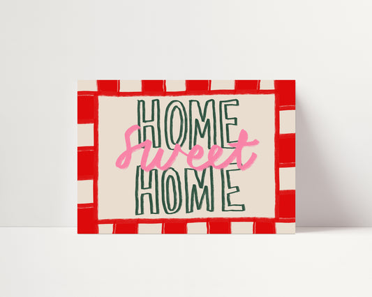 Home Sweet Home | Horizontal Print | UNFRAMED