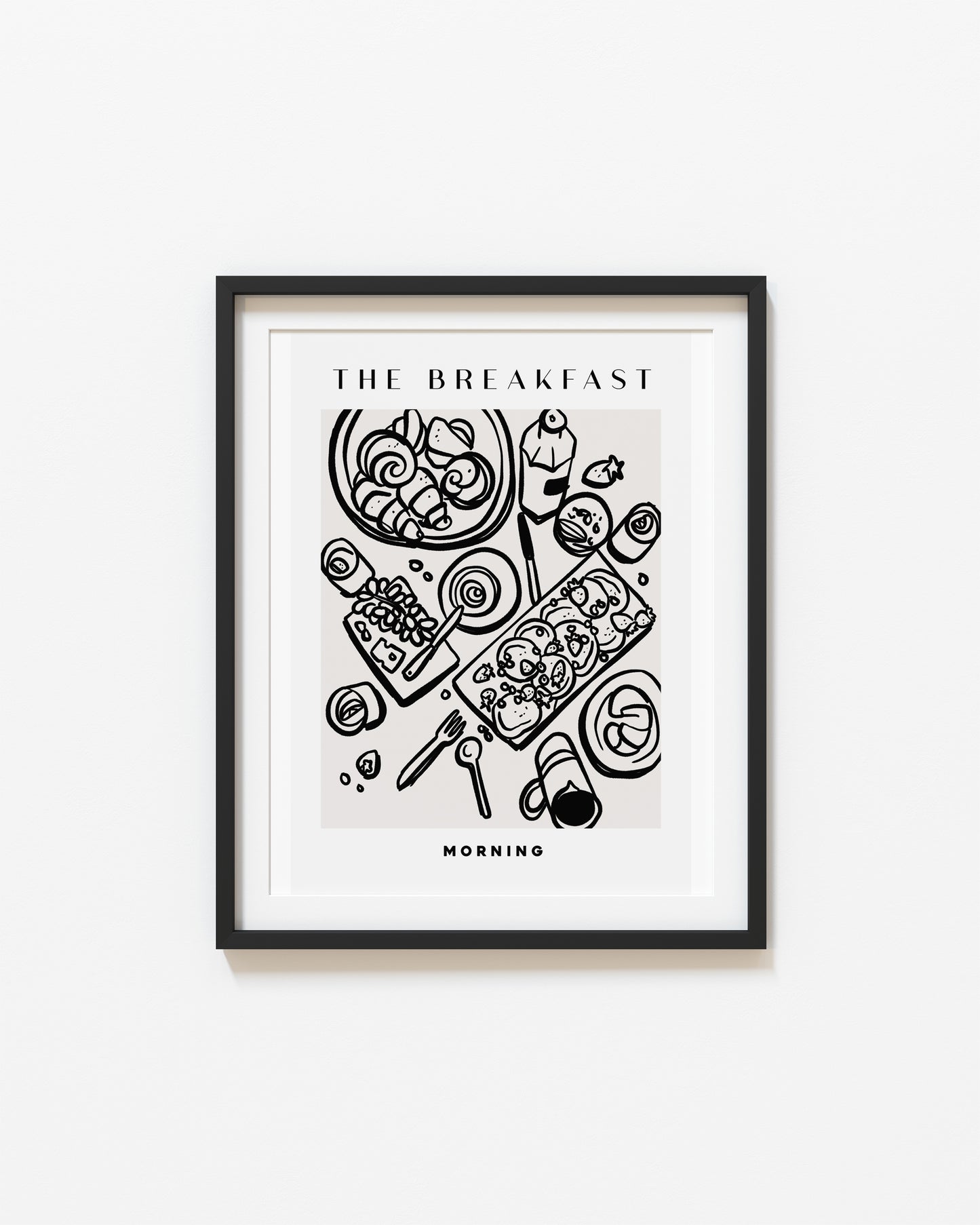 The Breakfast | Kitchen Poster | UNFRAMED