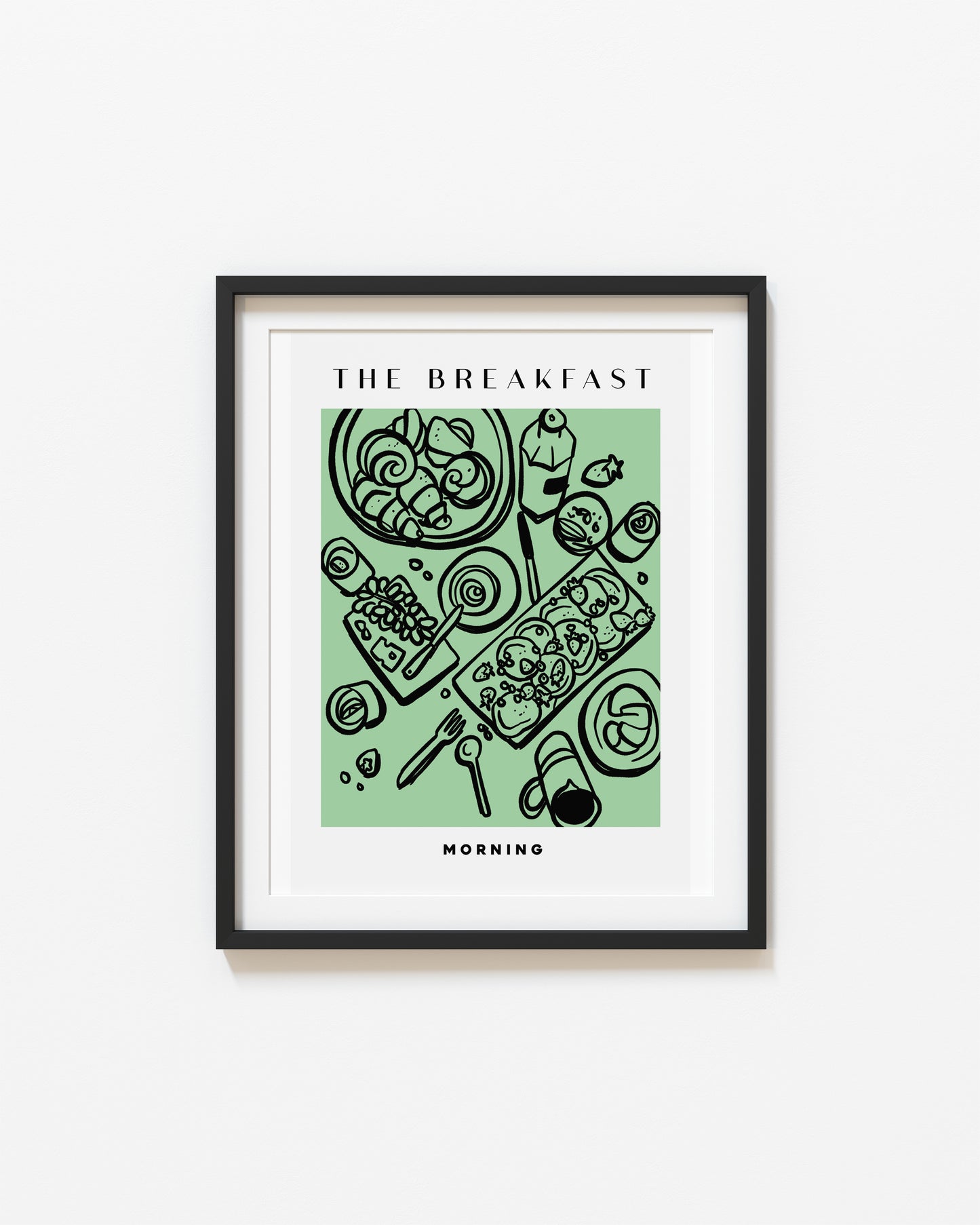 The Breakfast | Kitchen Poster | UNFRAMED