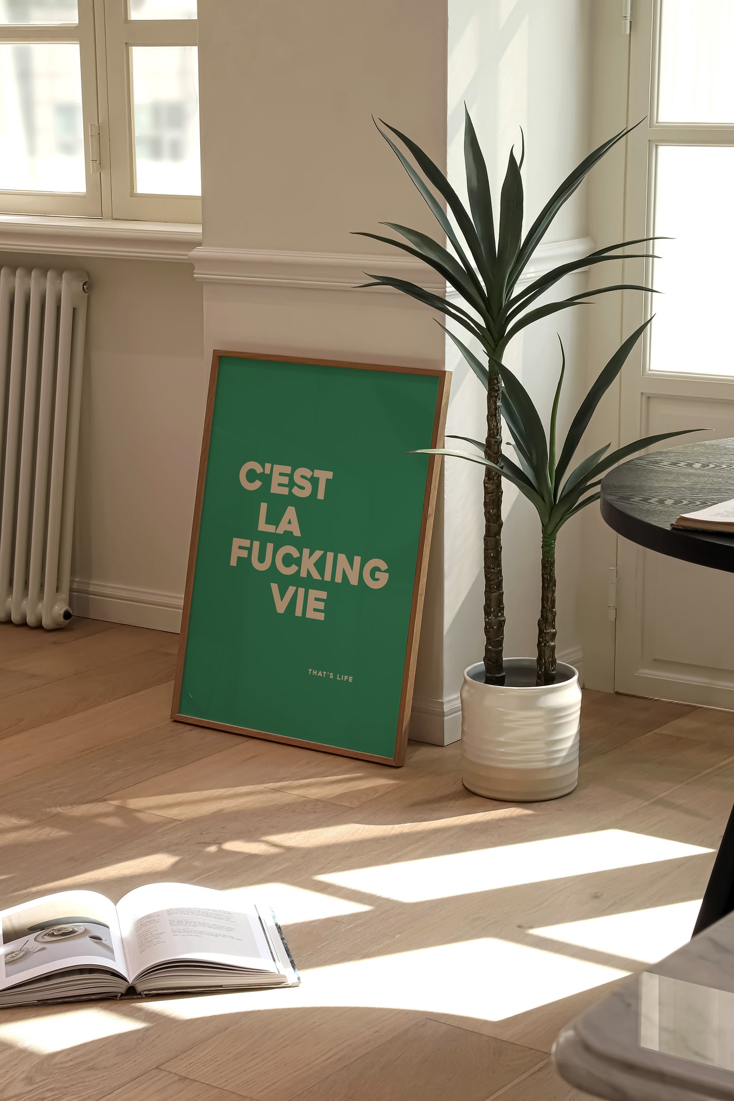 C'Est La Fucking Vie | French Quote Poster | UNFRAMED