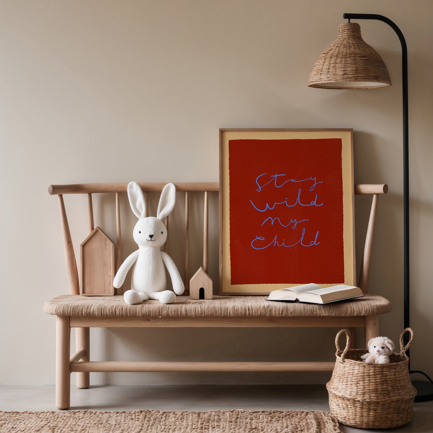 Stay Wild My Child | Nursery Print | UNFRAMED