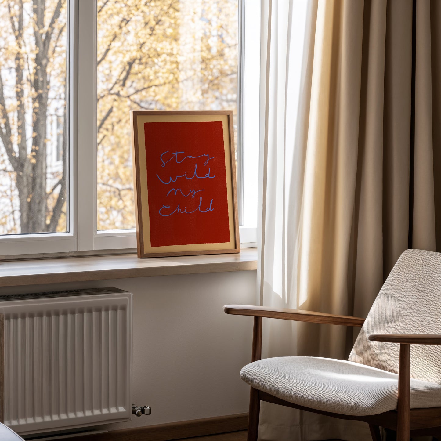 Stay Wild My Child | Nursery Print | UNFRAMED