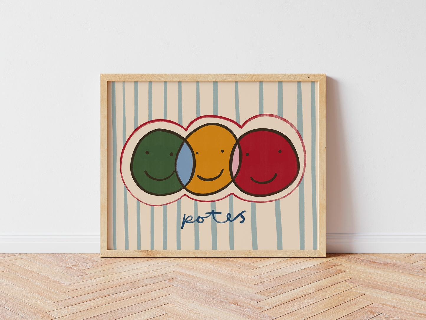 Friends | Horizontal Nursery Print | UNFRAMED