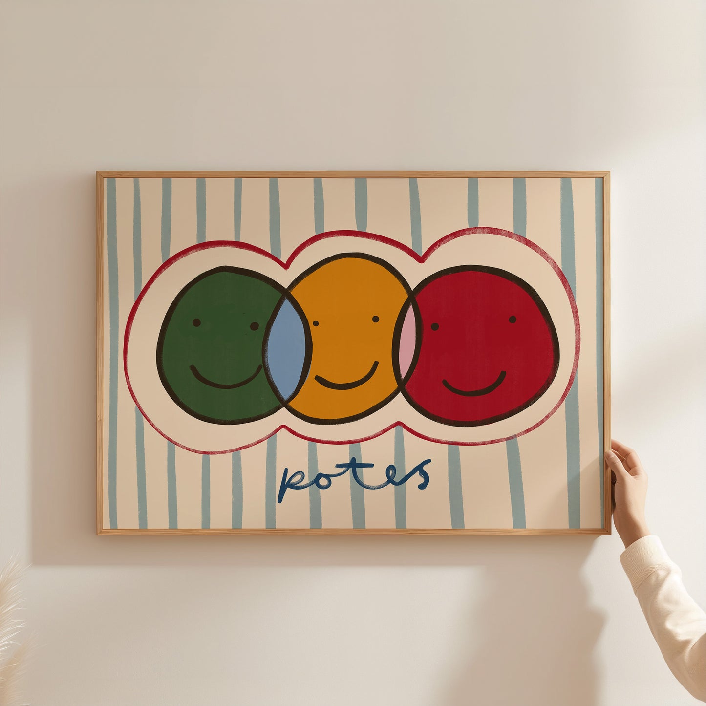 Friends | Horizontal Nursery Print | UNFRAMED