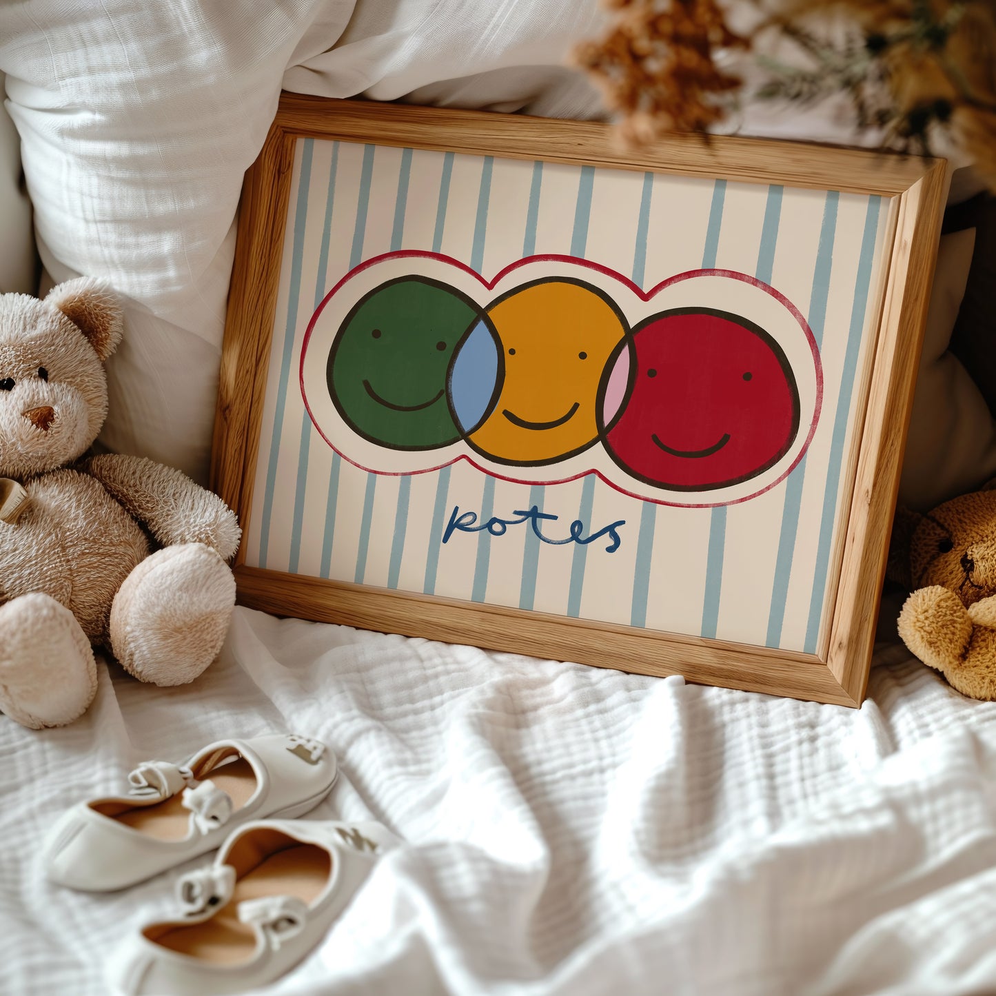 Friends | Horizontal Nursery Print | UNFRAMED