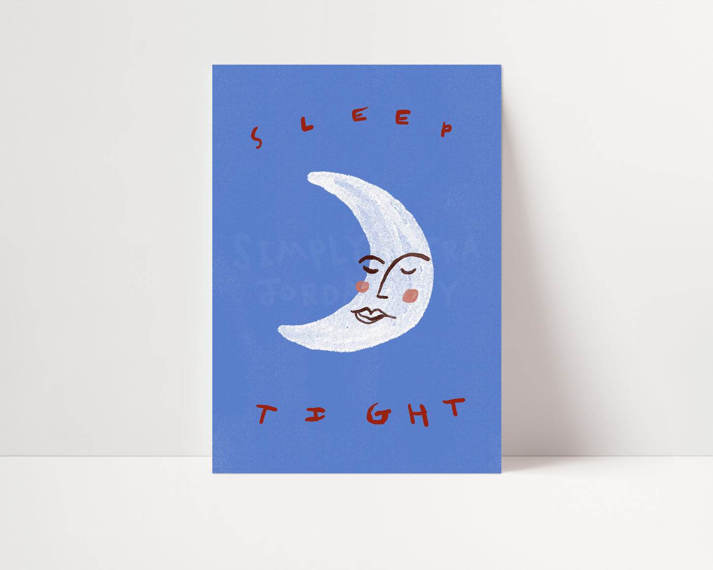 Sleep Tight | Moon Print | UNFRAMED