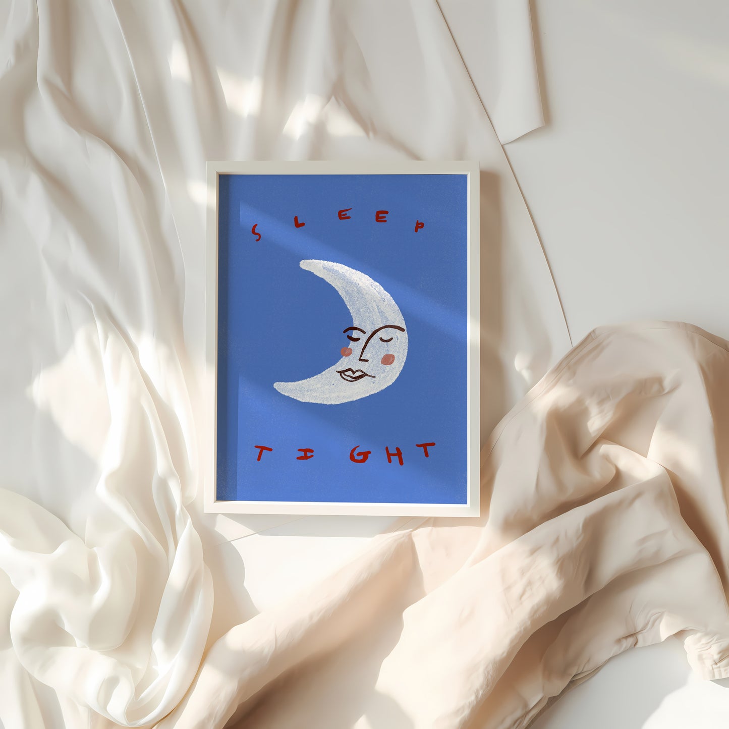 Sleep Tight | Moon Print | UNFRAMED