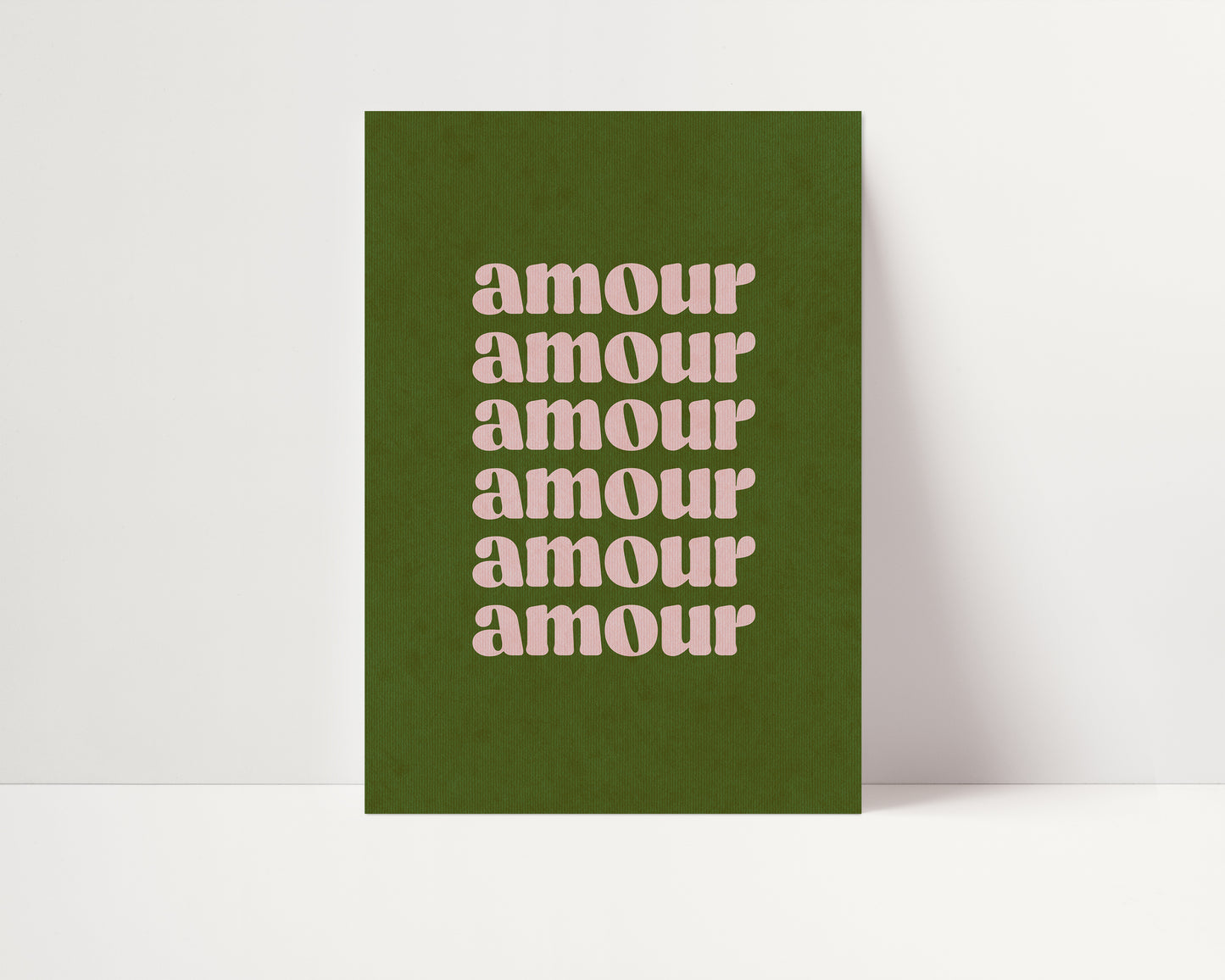 Amour | French Quote Poster | UNFRAMED