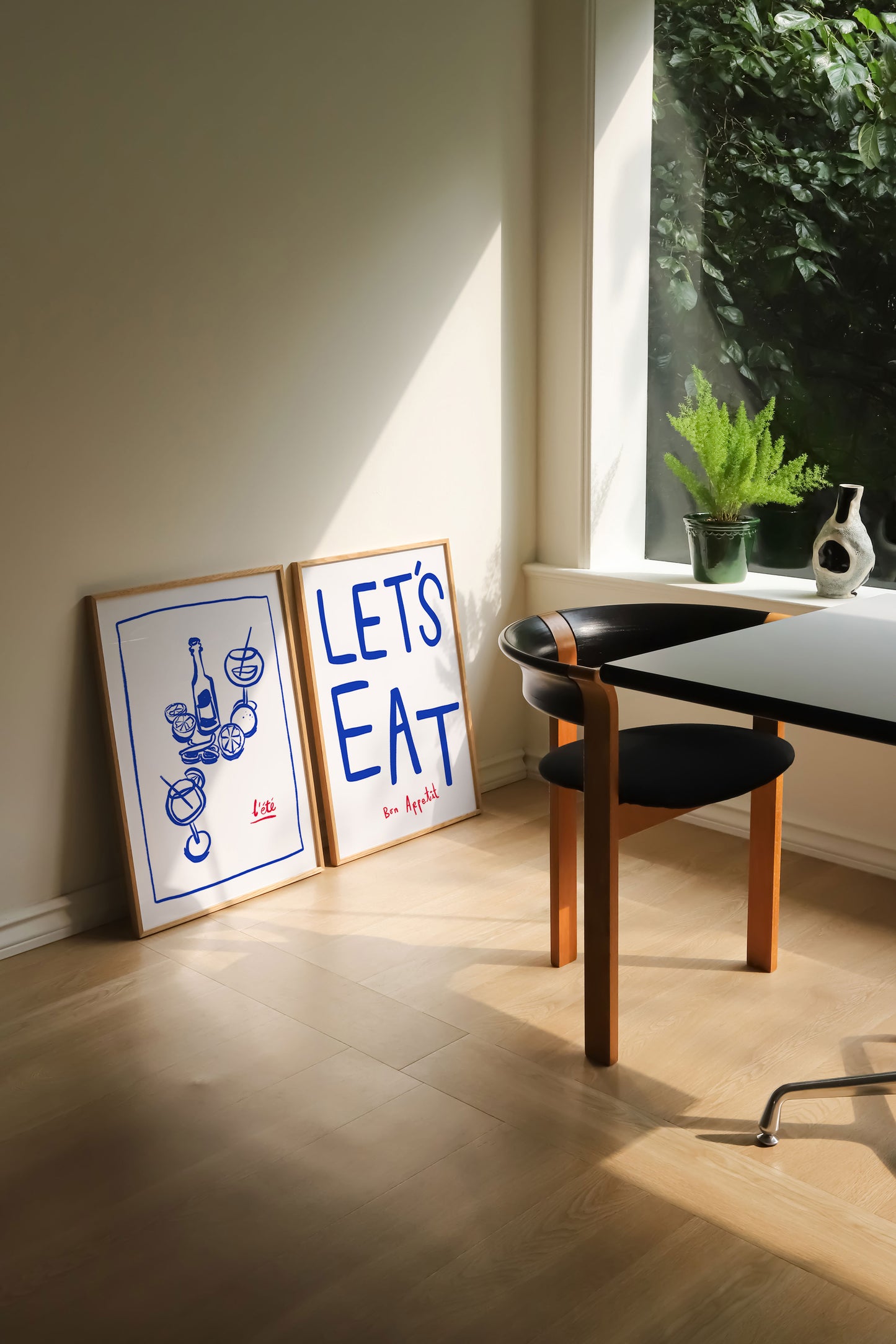 Let's Eat | Set of 2 Prints | UNFRAMED