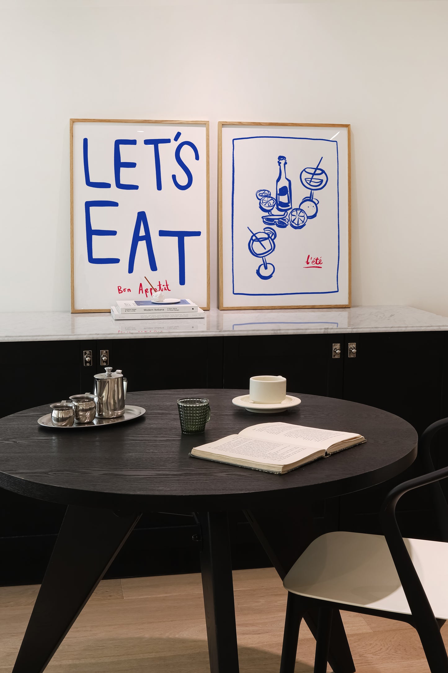 Let's Eat | Set of 2 Prints | UNFRAMED