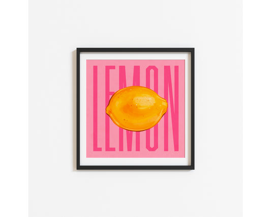 Lemon | Lemon Poster | UNFRAMED