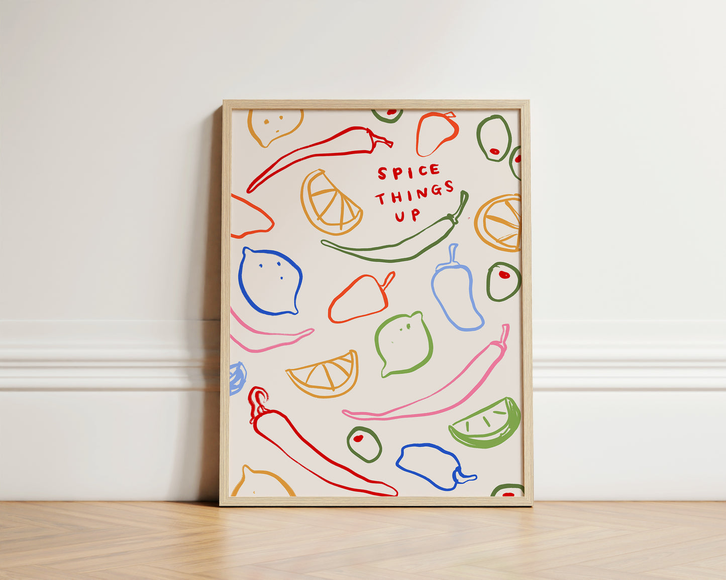 Spice Things Up | Chilli Pepper Print | UNFRAMED