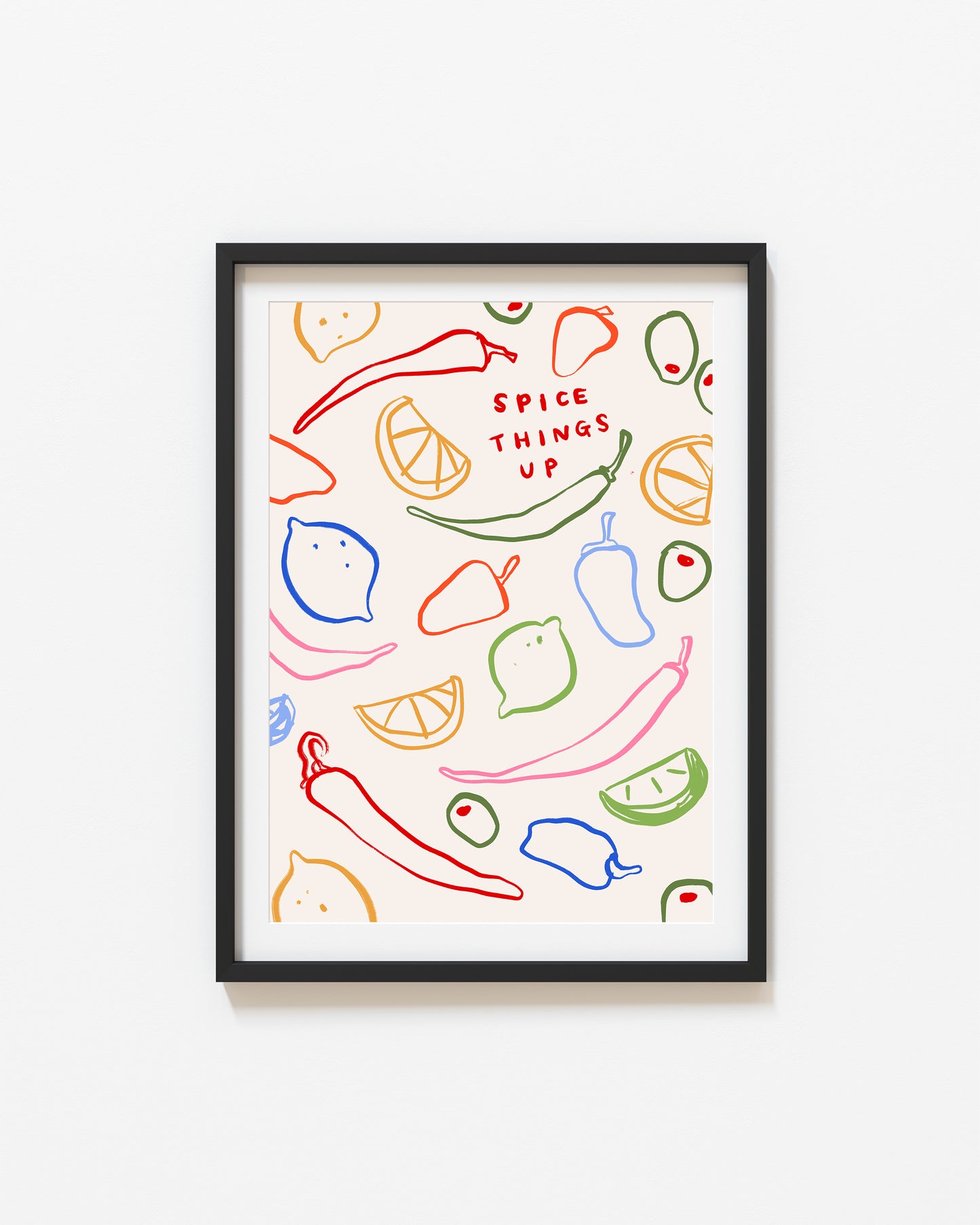 Spice Things Up | Chilli Pepper Print | UNFRAMED