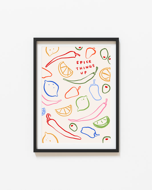 Spice Things Up | Chilli Pepper Print | UNFRAMED