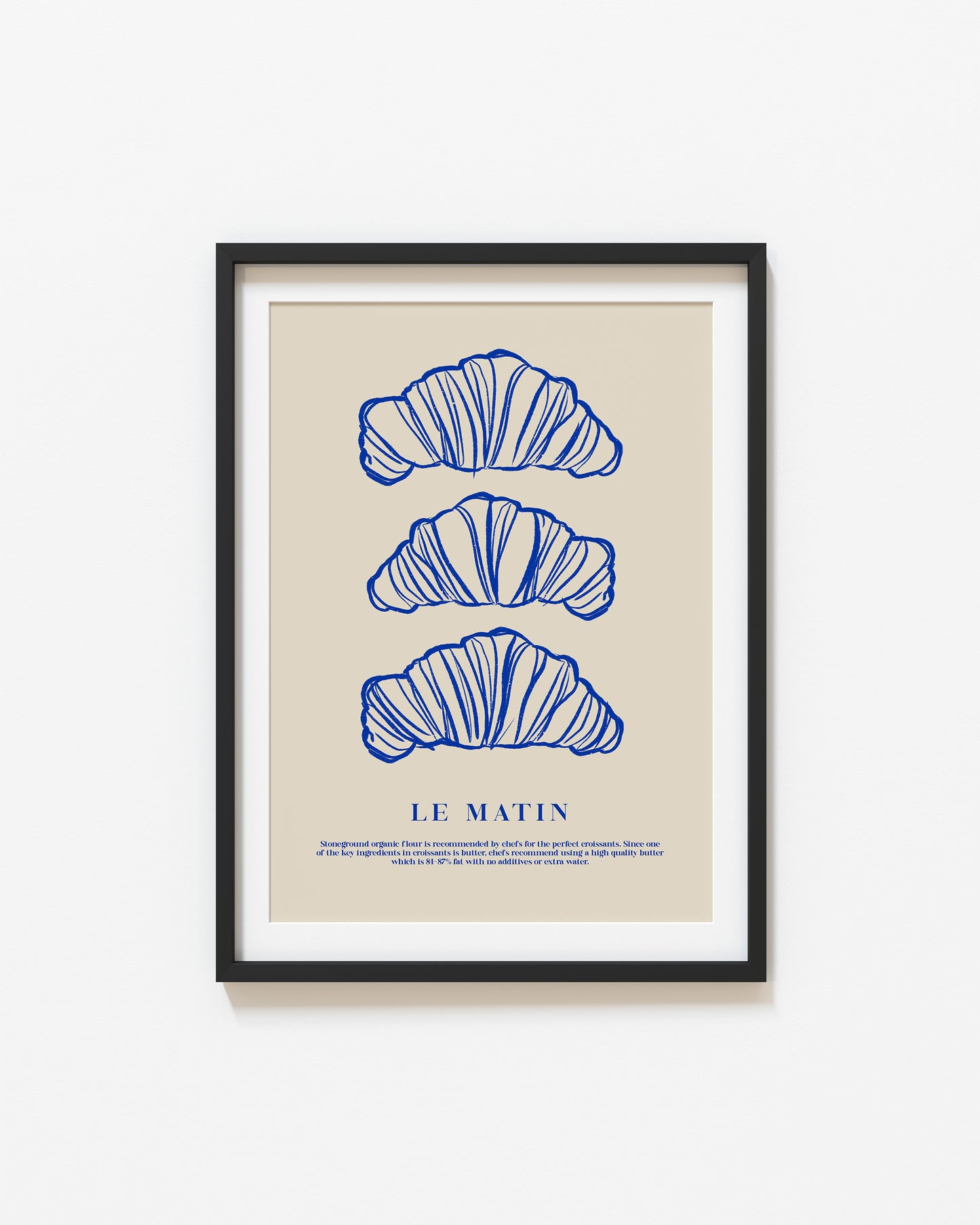 Croissants | Set of 3 | UNFRAMED