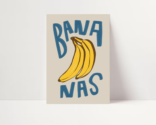 Bananas | Fruit Print | UNFRAMED