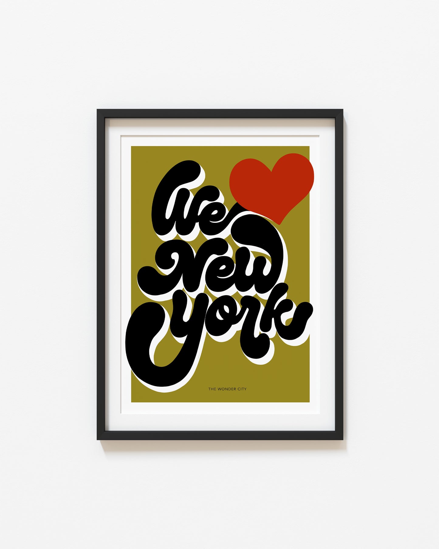 We Love New York | New York Poster | UNFRAMED