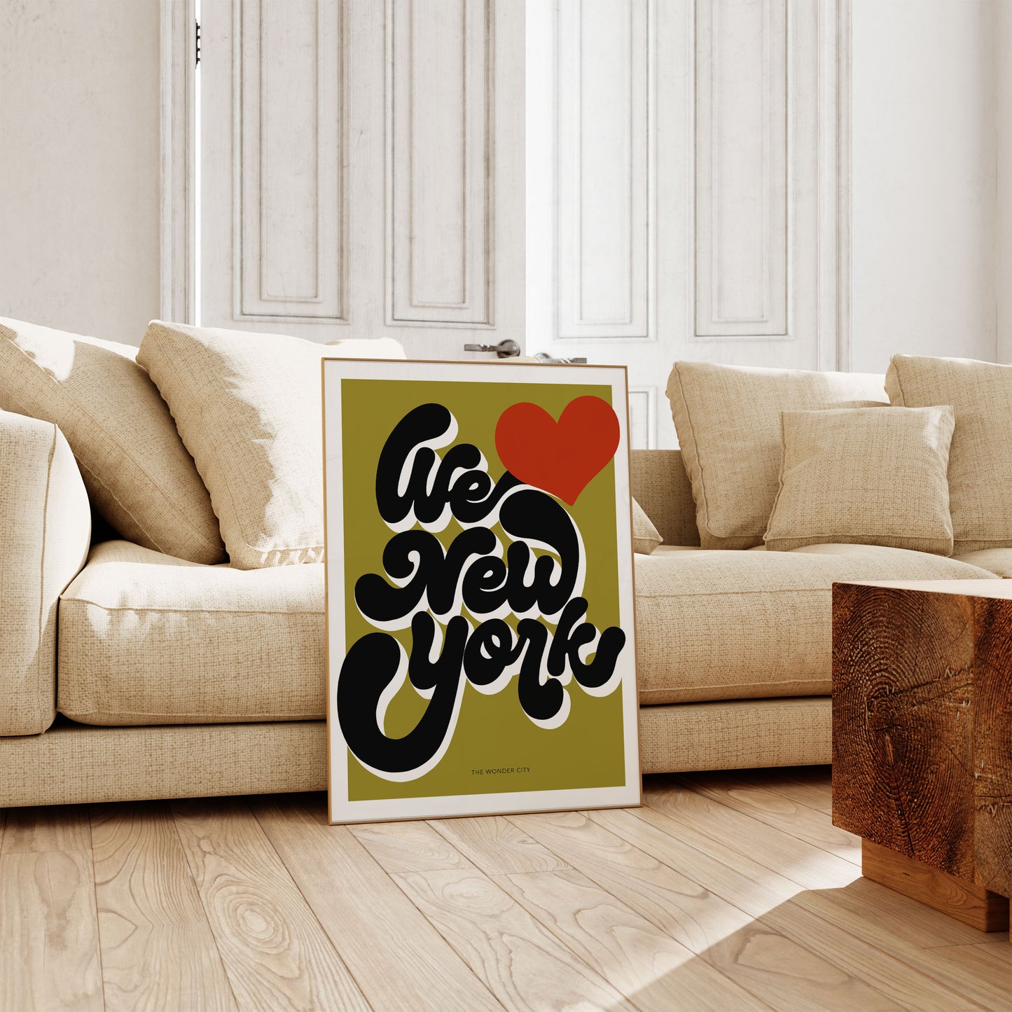 We Love New York | New York Poster | UNFRAMED