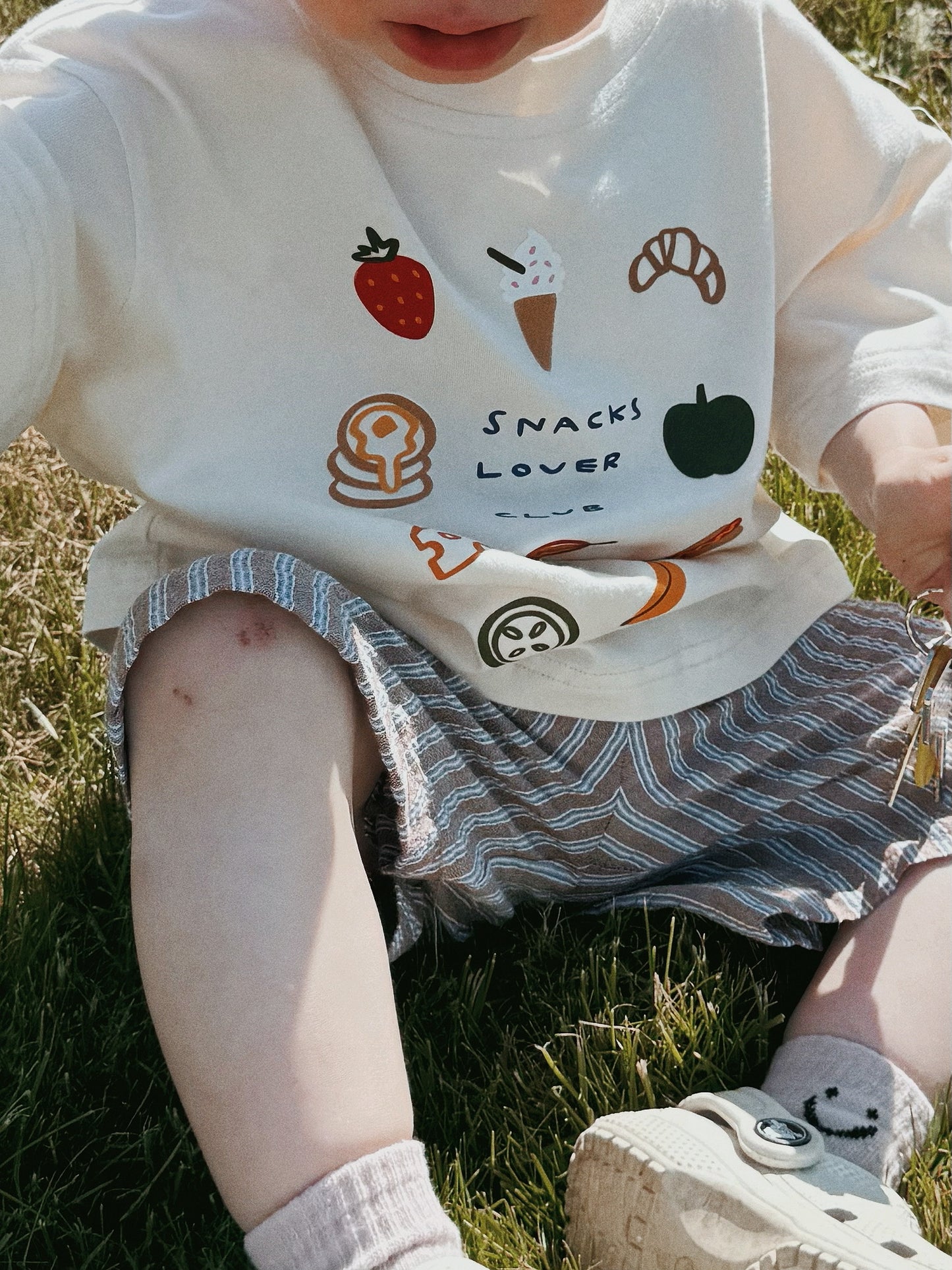 Oversized Children's Graphic T-shirt | Snacks Lover Club