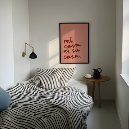 Mi Casa Es Su Casa | Welcome Print | UNFRAMED