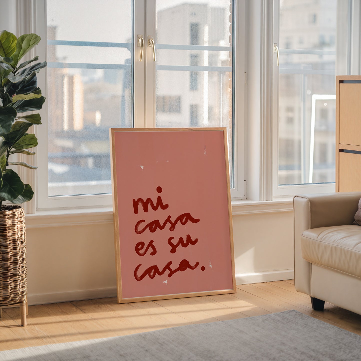 Mi Casa Es Su Casa | Welcome Print | UNFRAMED