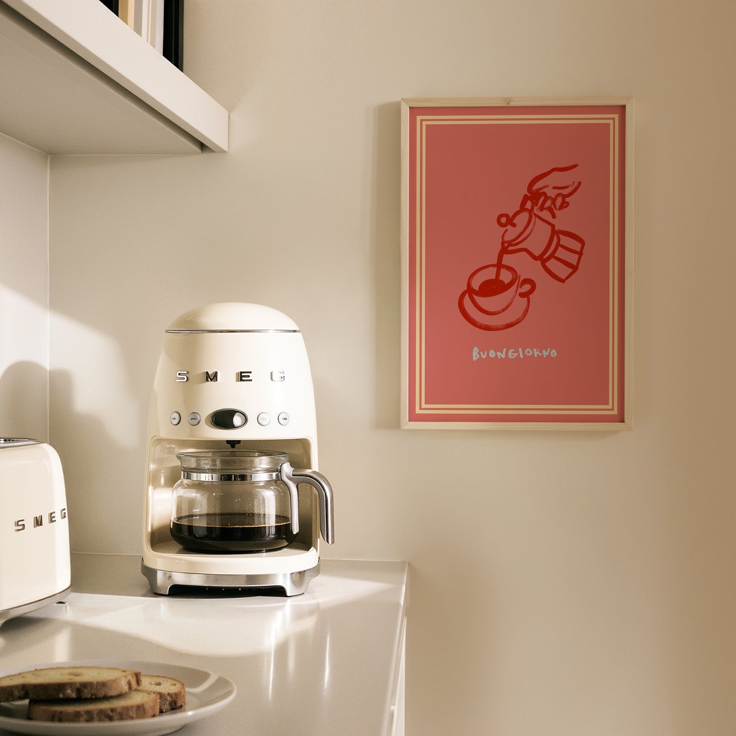 Buongiorno | Moka Pot Print | UNFRAMED
