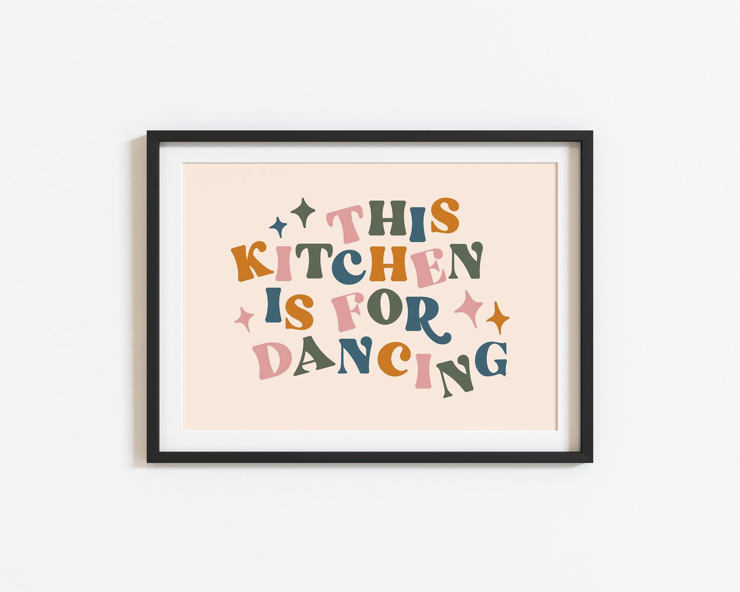 This Kitchen Is For Dancing | Quote Print | UNFRAMED