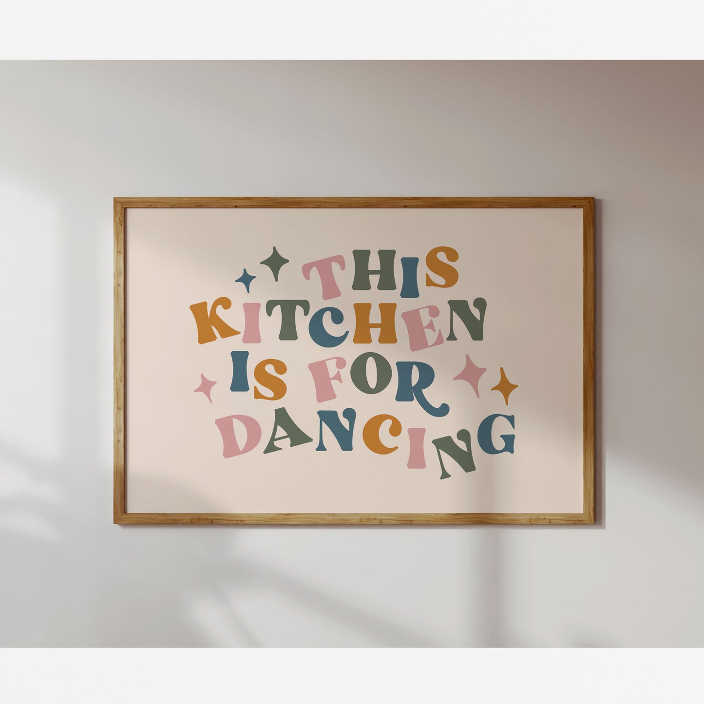 This Kitchen Is For Dancing | Quote Print | UNFRAMED