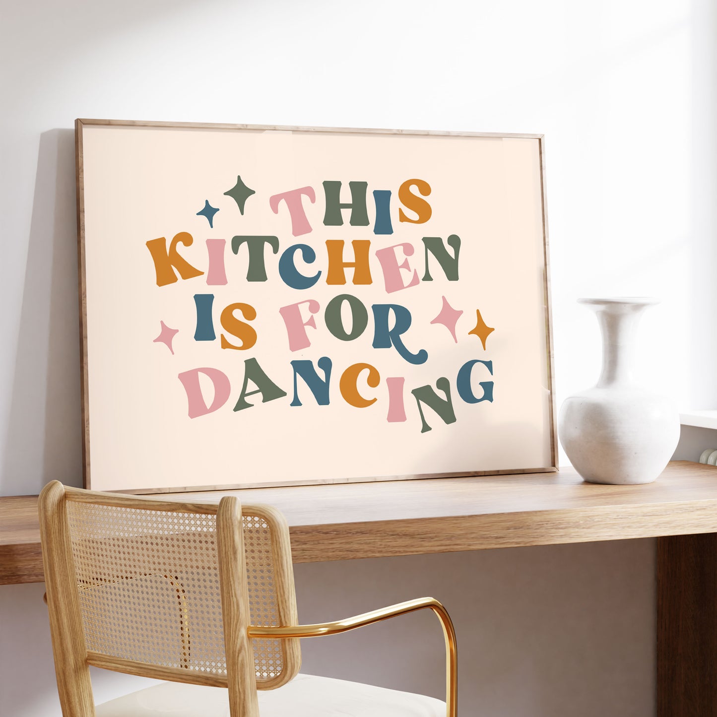 This Kitchen Is For Dancing | Quote Print | UNFRAMED