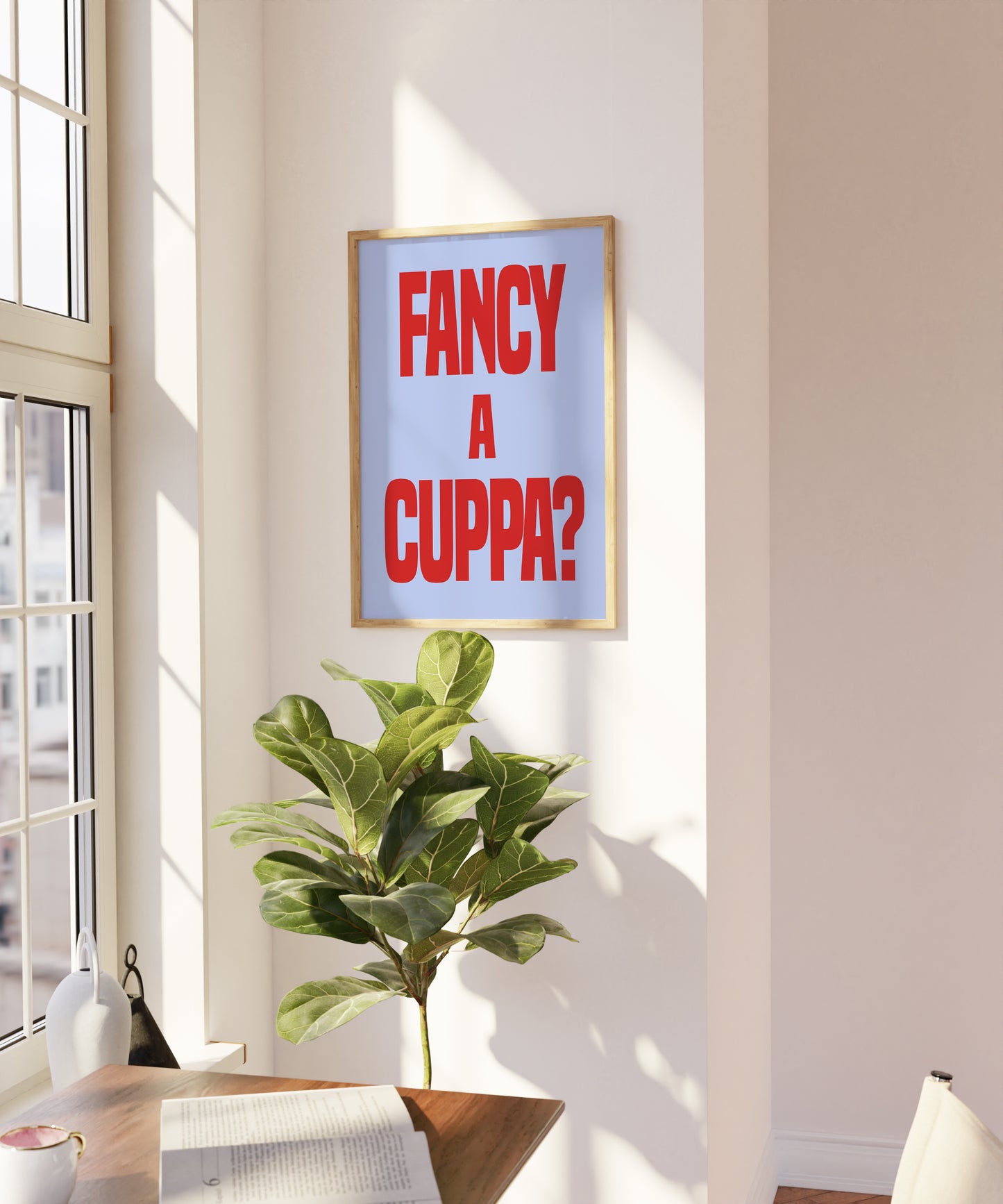 Fancy a Cuppa? | Coffee Print | UNFRAMED