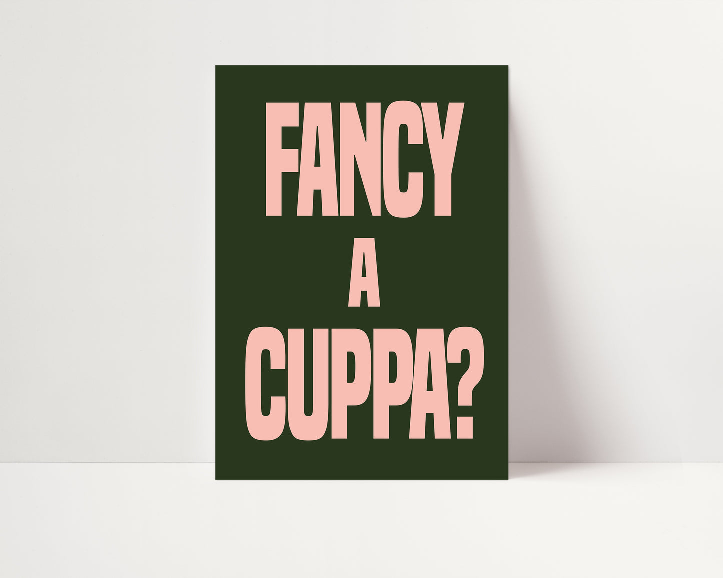 Fancy a Cuppa? | Coffee Print | UNFRAMED