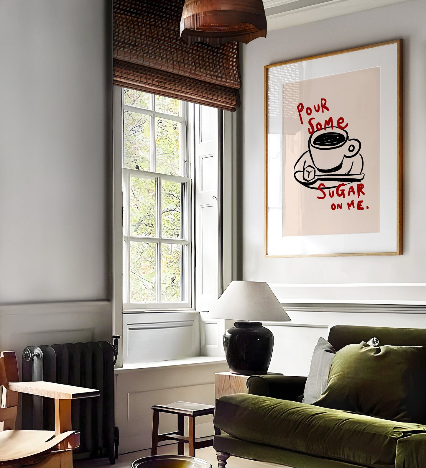 Pour Some Sugar On Me | Coffee Poster | UNFRAMED