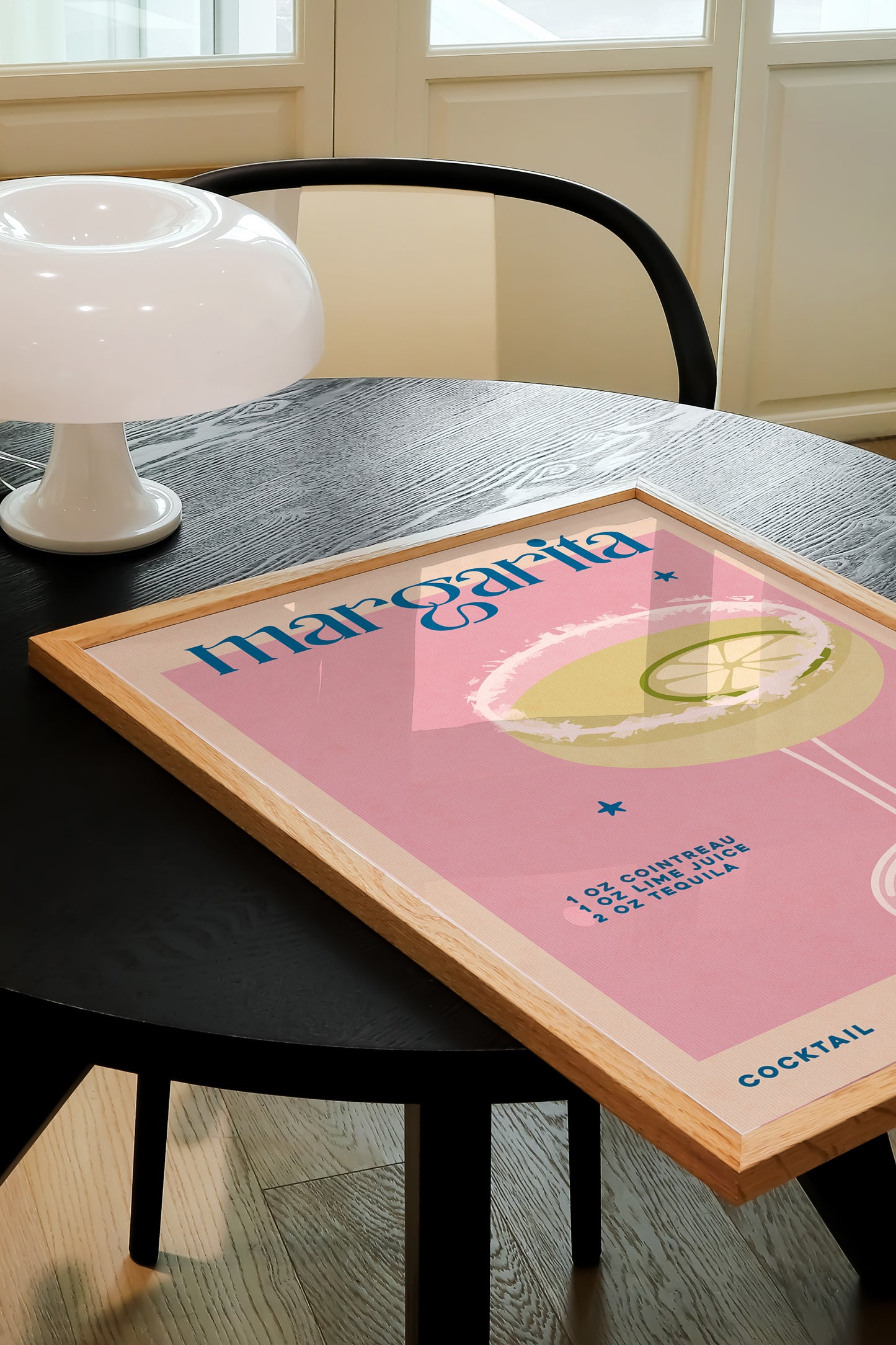 Retro Margarita | Cocktail Print | UNFRAMED