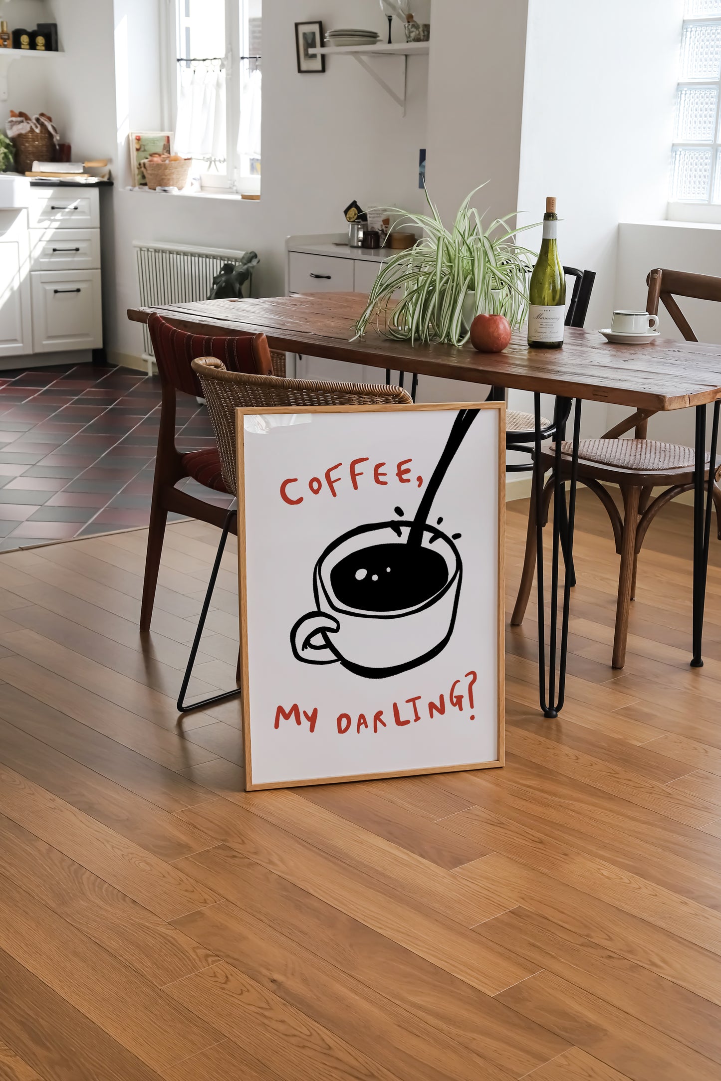 Coffee, My Darling? | Coffee Print | UNFRAMED