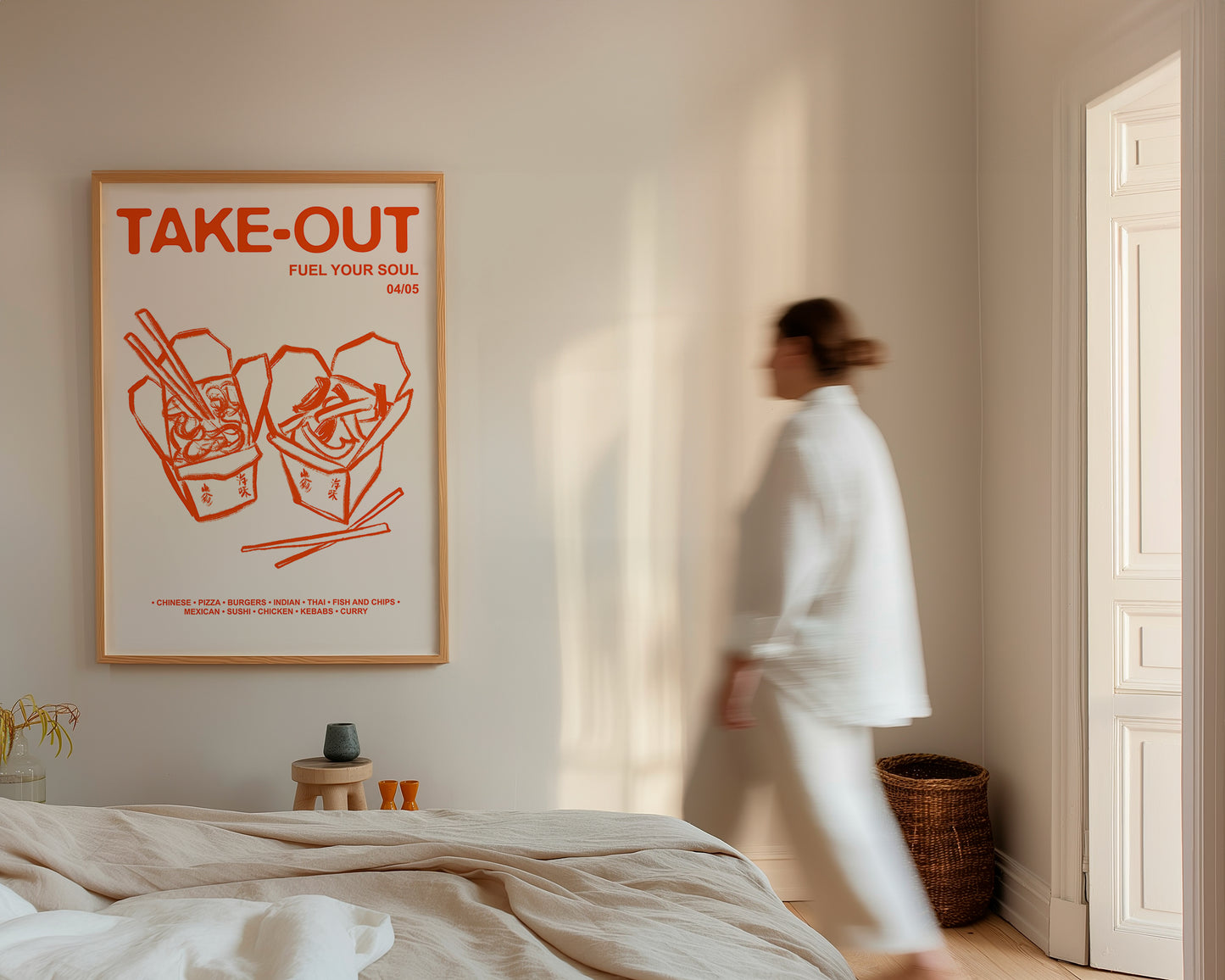 Retro Take-Out | Fuel Your Soul Print | UNFRAMED