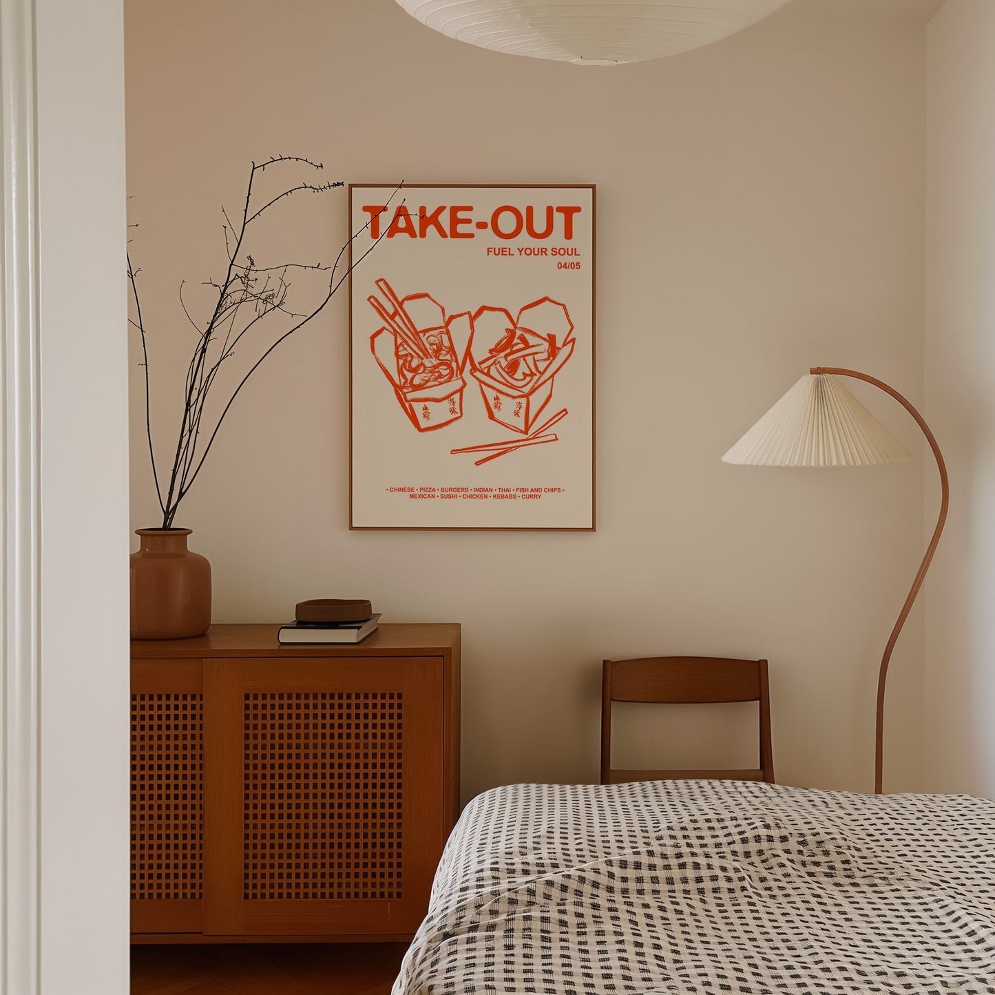 Retro Take-Out | Fuel Your Soul Print | UNFRAMED