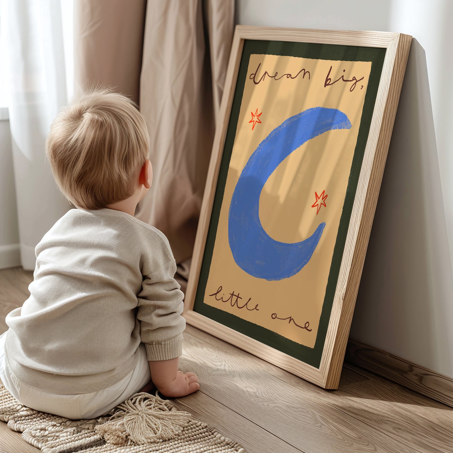 Dream Big Little One | Nursery Print | UNFRAMED
