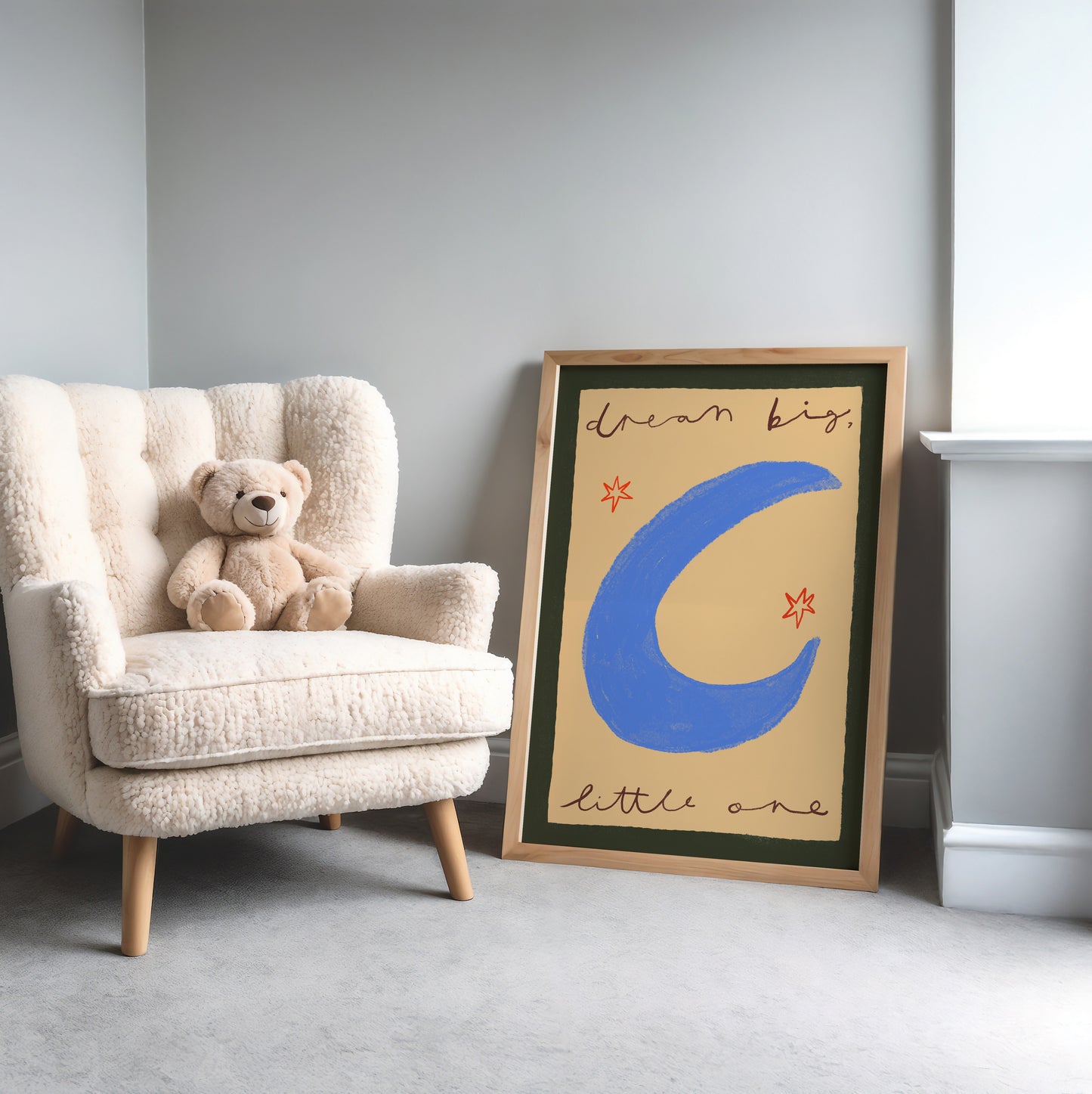 Dream Big Little One | Nursery Print | UNFRAMED