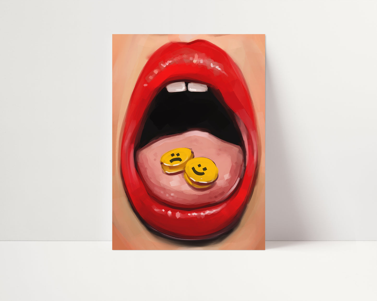 Happy Pill Sad Pill | Quirky Poster | UNFRAMED