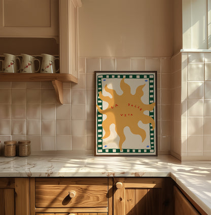 La Dolce Vita | Eclectic Sun Print | UNFRAMED