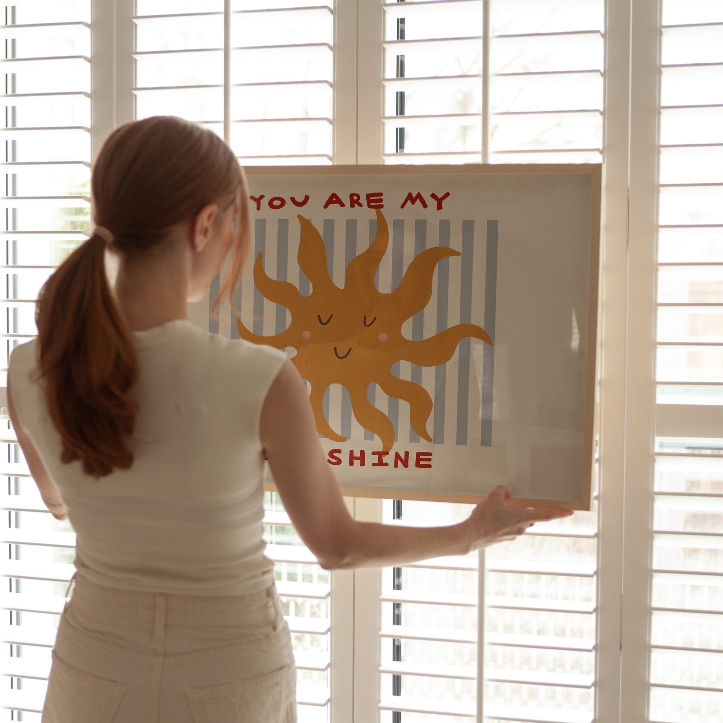 You Are My Sunshine | Horizontal Nursery Print | UNFRAMED
