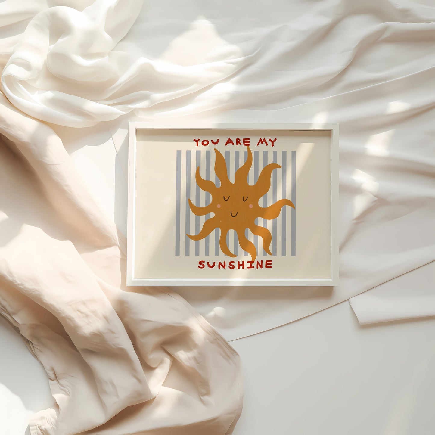You Are My Sunshine | Horizontal Nursery Print | UNFRAMED