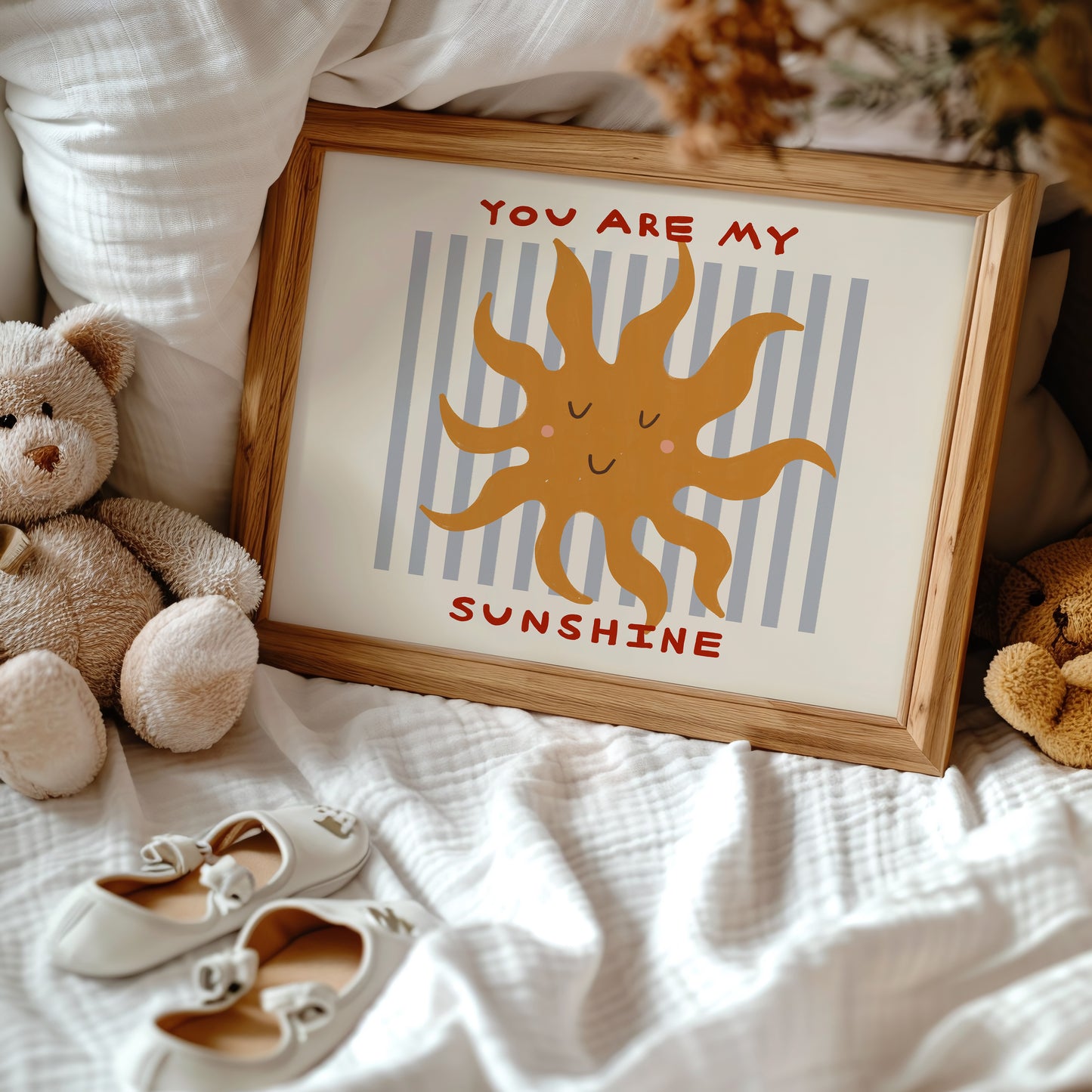 You Are My Sunshine | Horizontal Nursery Print | UNFRAMED