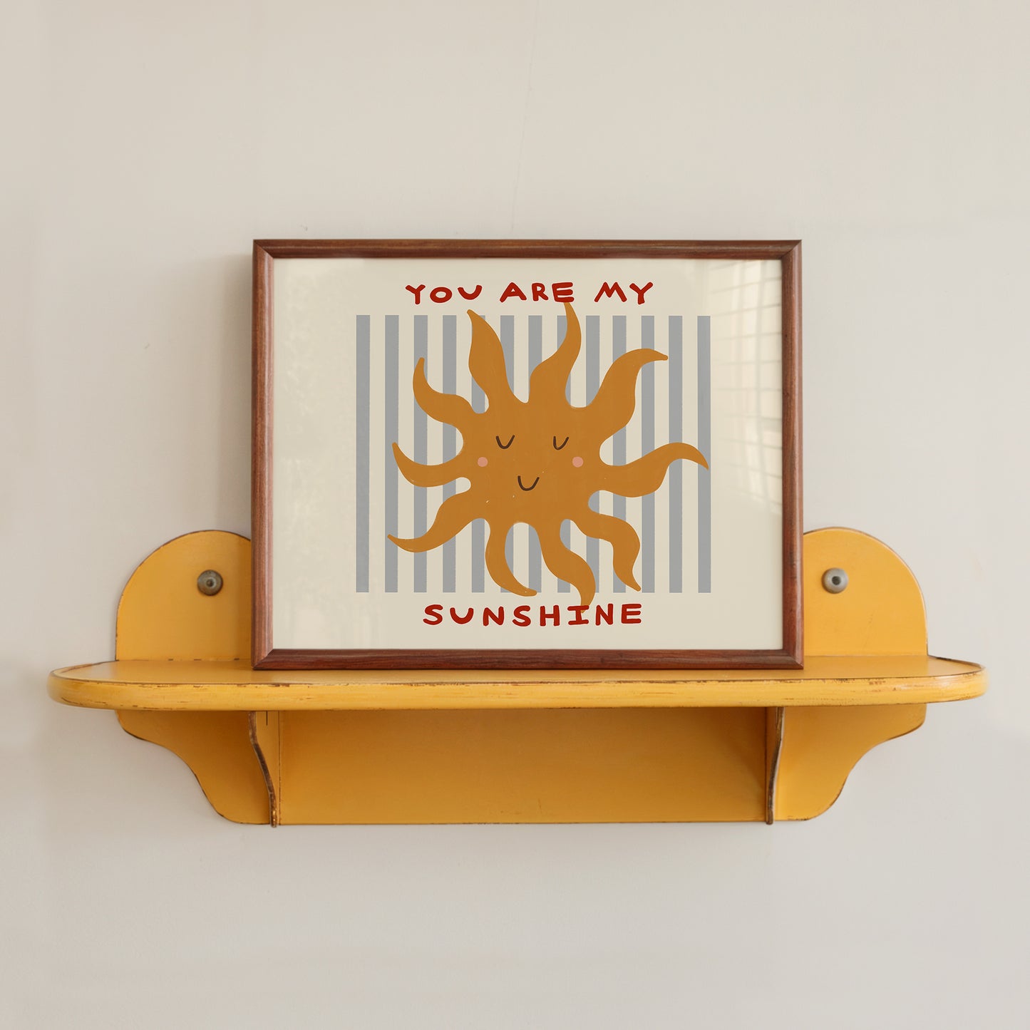 You Are My Sunshine | Horizontal Nursery Print | UNFRAMED