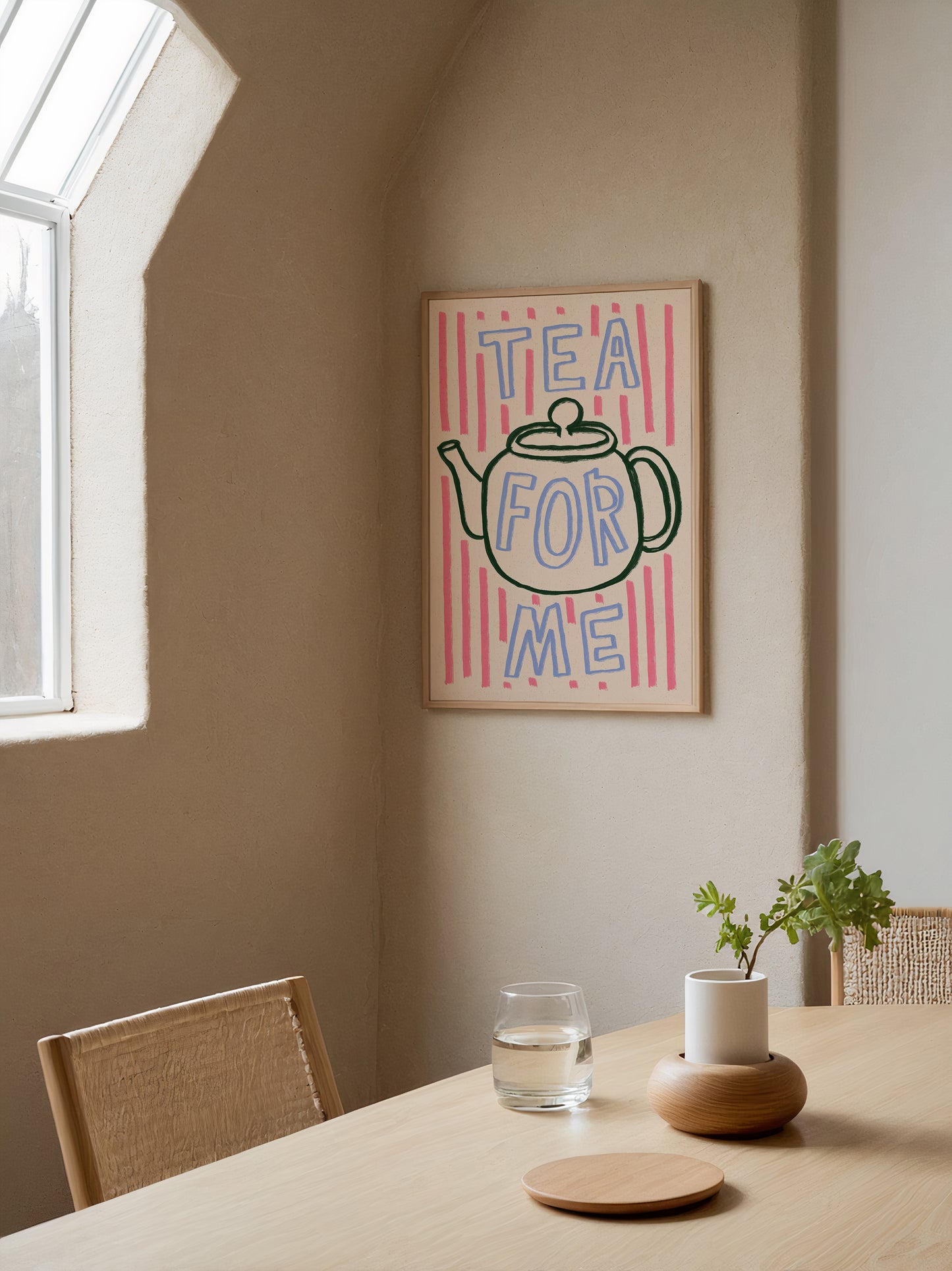 Tea For Me | Tea Pot Print | UNFRAMED