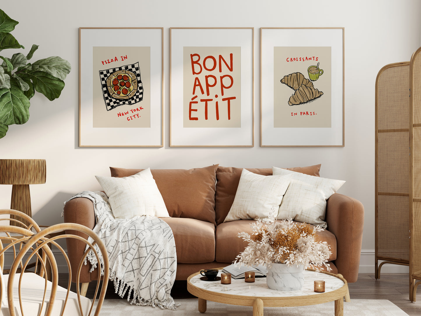 City Food | Set of 3 | UNFRAMED