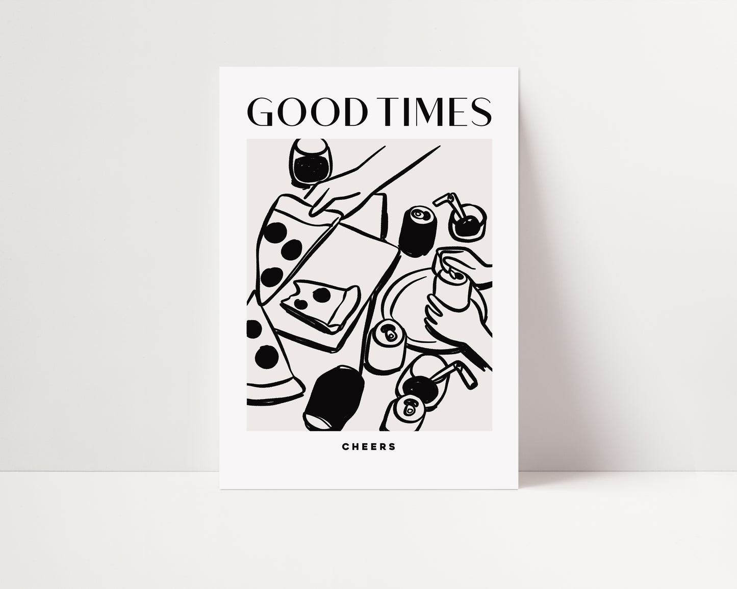 Good Times | Kitchen Poster | UNFRAMED